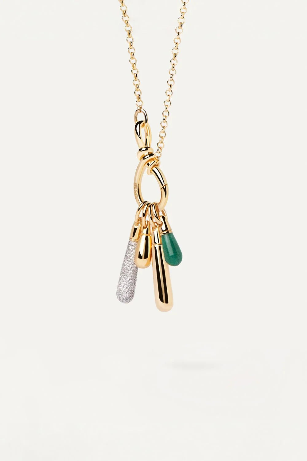 PDPAOLA Pavé Large Drop Pendant