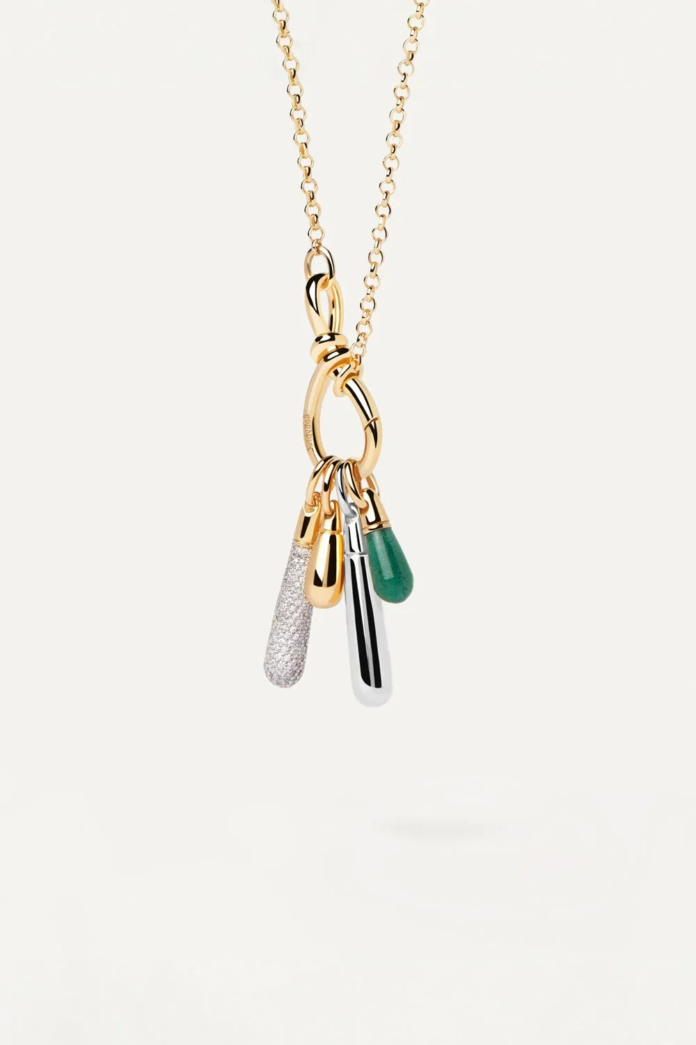 PDPAOLA Pavé Large Drop Pendant