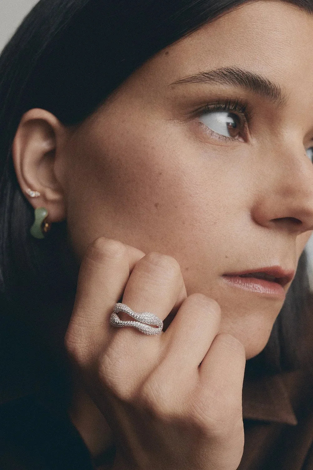 PDPAOLA Pavé Sense Ring