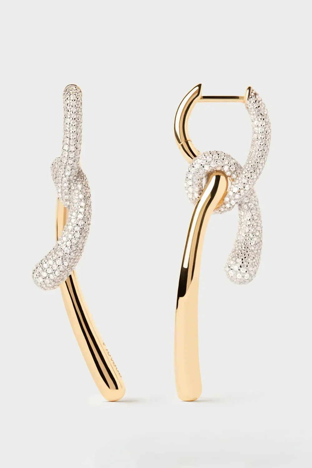 PDPAOLA Pavé Twist Hoops