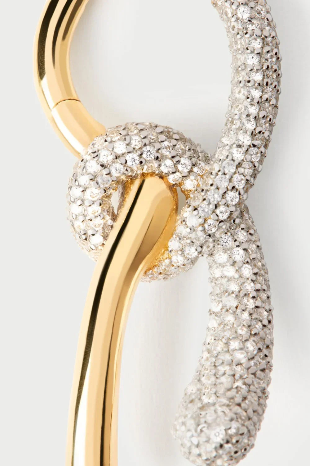 PDPAOLA Pavé Twist Hoops
