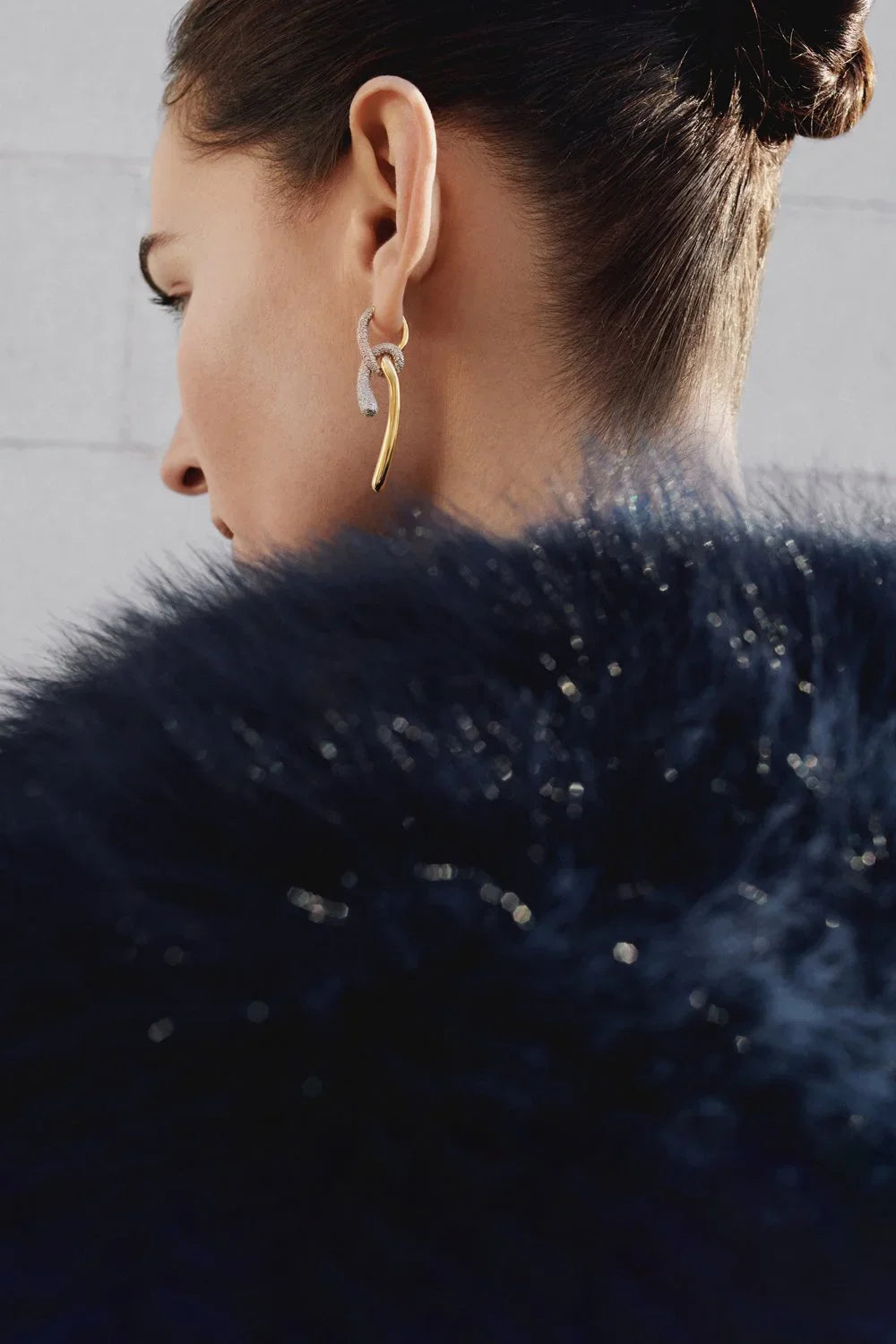 PDPAOLA Pavé Twist Hoops