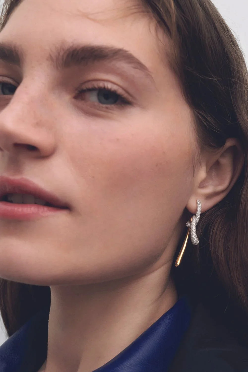 PDPAOLA Pavé Twist Hoops