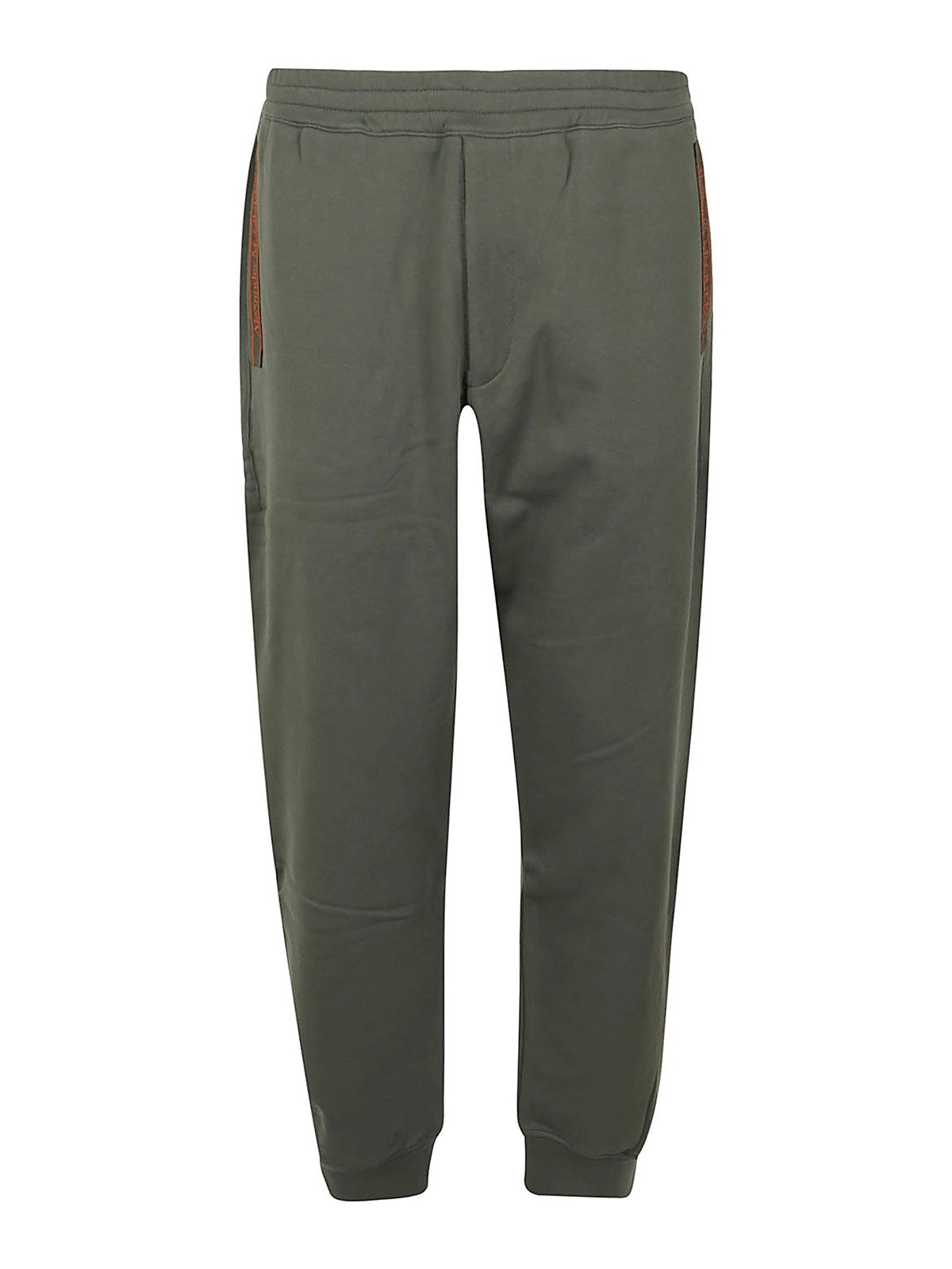 Alexander McQueen  slim-fit cotton track pants