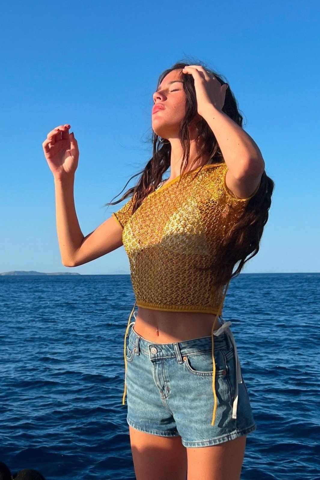 @olivianeill in House of Sunny Sun Dial Knit Top