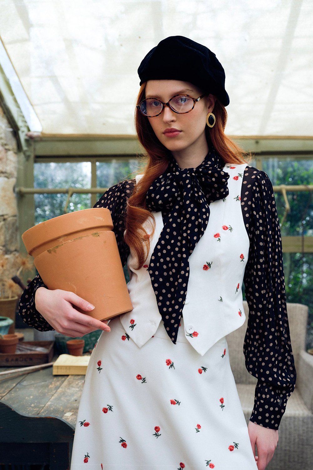 For Love & Lemons Talia Embroidered Vest