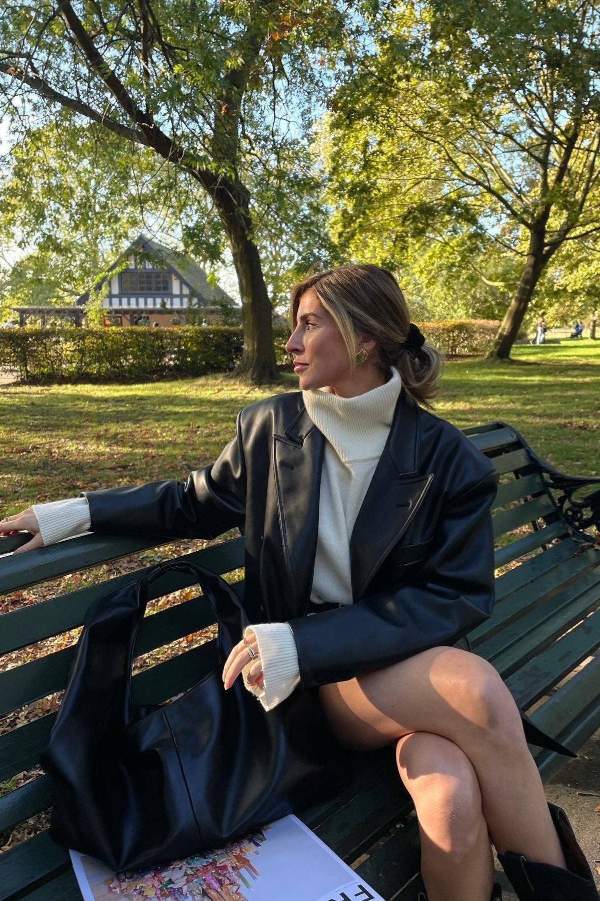 @kristinapittam in House of Sunny The 80s Blazer