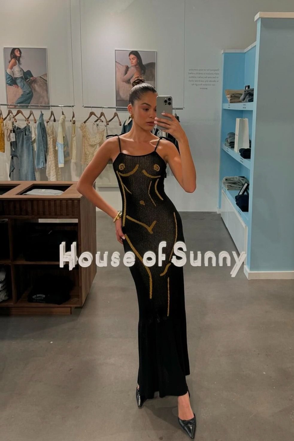 @elissaburns in House of Sunny The Statue Dress