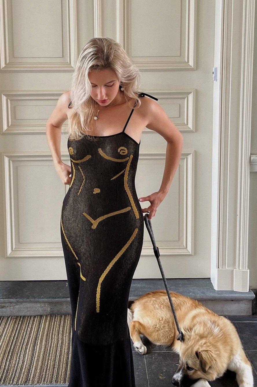 @lise_philtjens in House of Sunny The Statue Dress