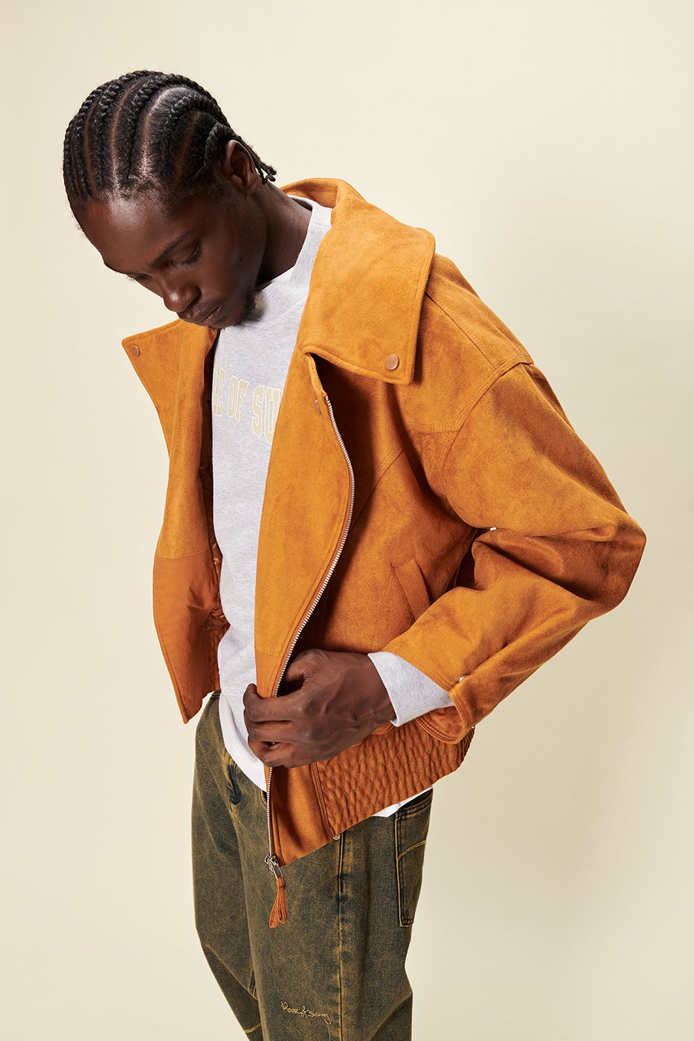 House of Sunny The Hybrid Jacket - Tobacco