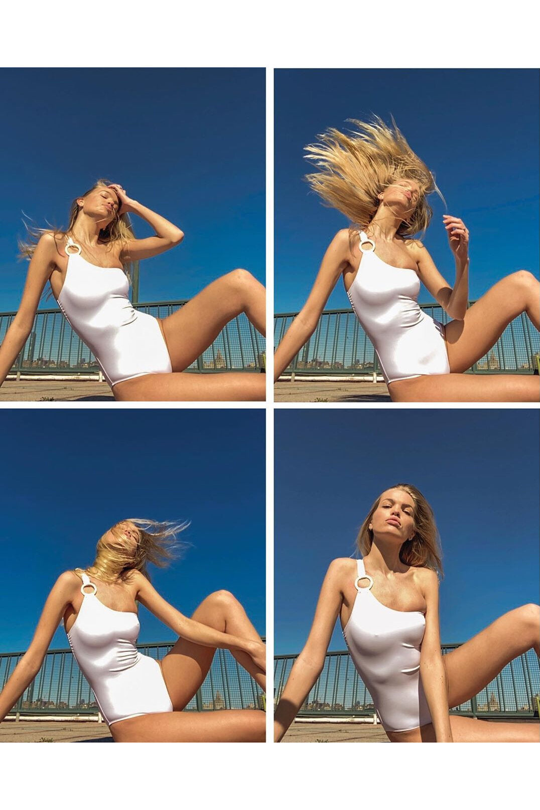 Solid & Striped The Juliana One Piece - White