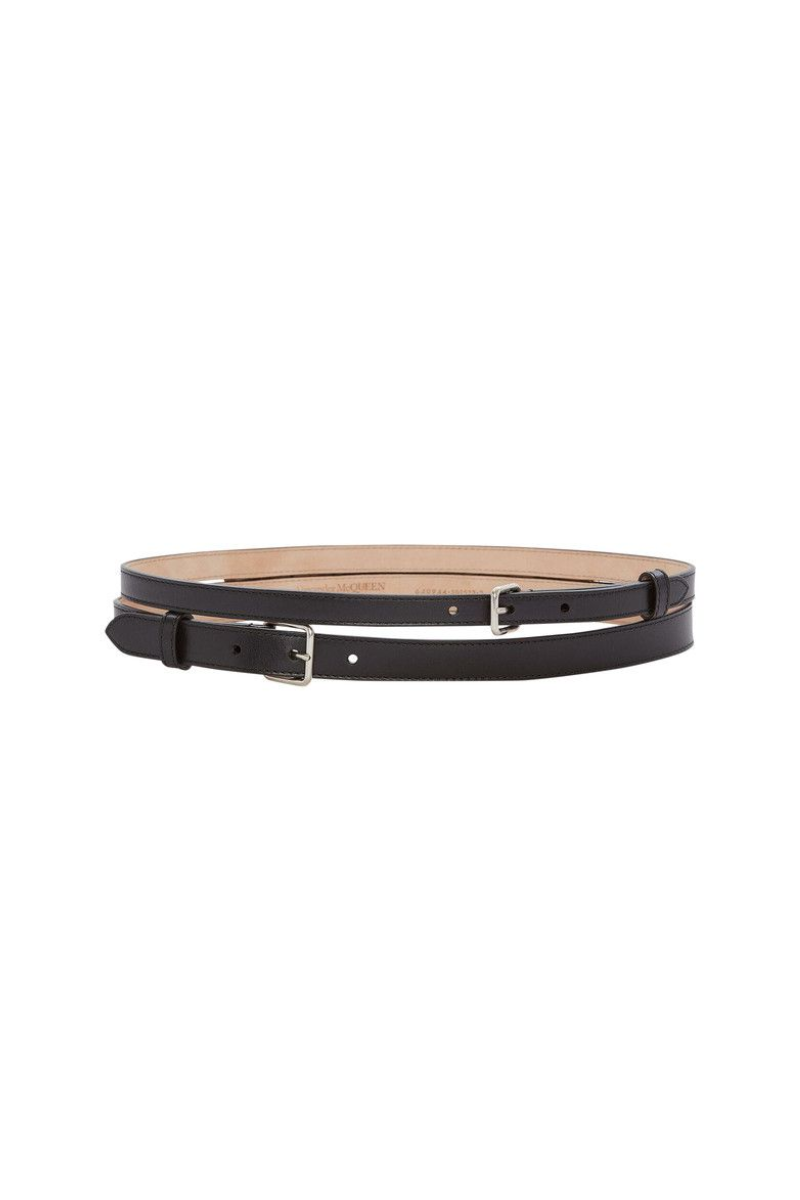 Alexander McQueen Double Thin Belt (85 cm)