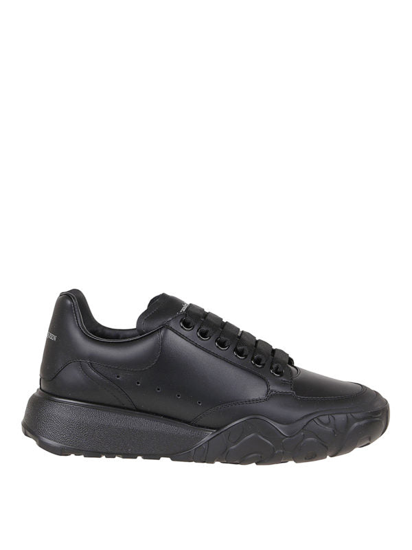 Alexander McQueen Oversized Court Trainer 'White Black'