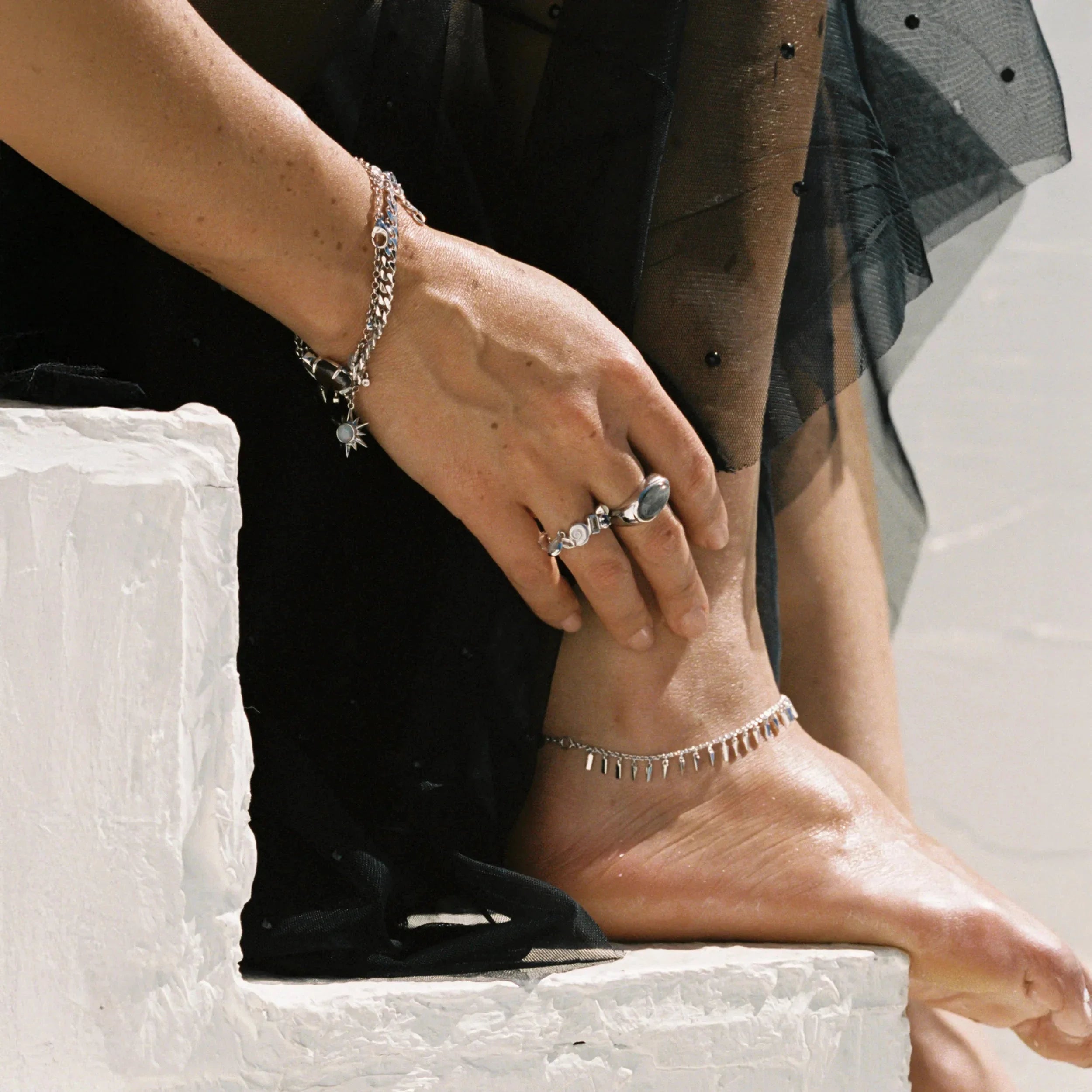 Awe Inspired Anklets Fringe Anklet