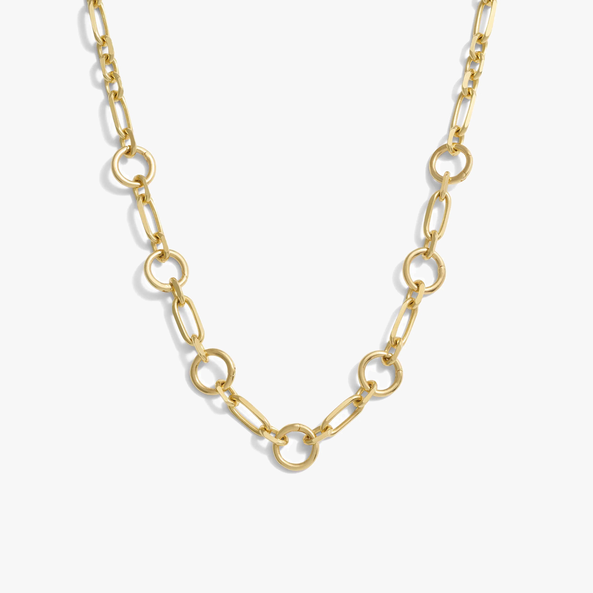 Awe Inspired Necklaces 14K Gold Vermeil Statement Charm Collector Necklace