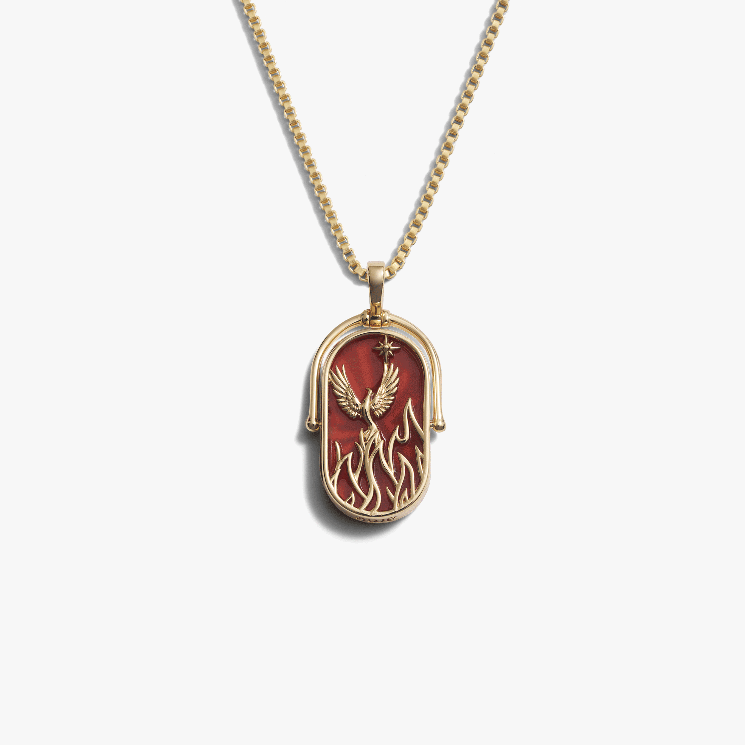 Awe Inspired Necklaces 14K Yellow Gold Vermeil / 16"-18" Fire Element Necklace