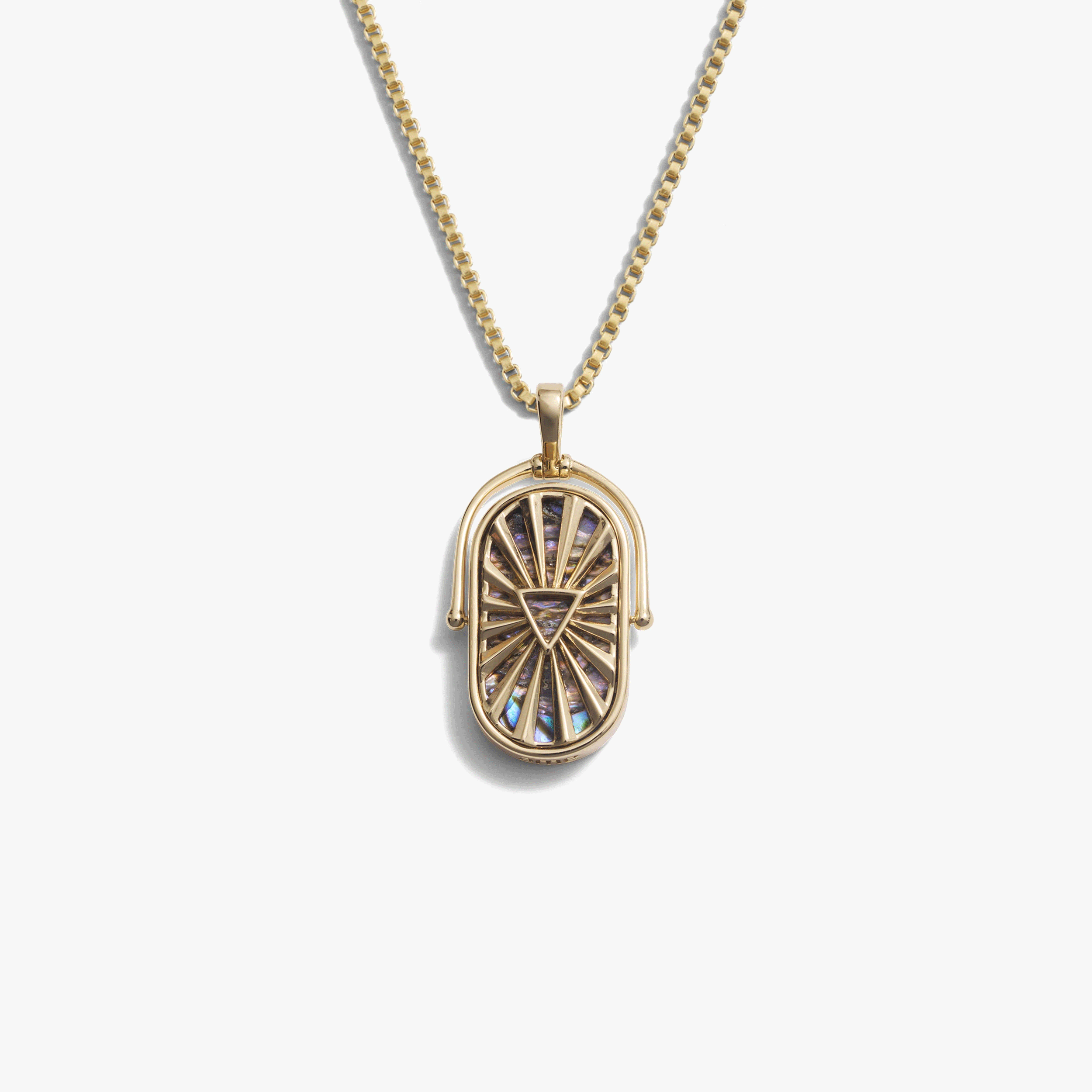 Awe Inspired Necklaces 14K Yellow Gold Vermeil / 16"-18" Water Element Necklace