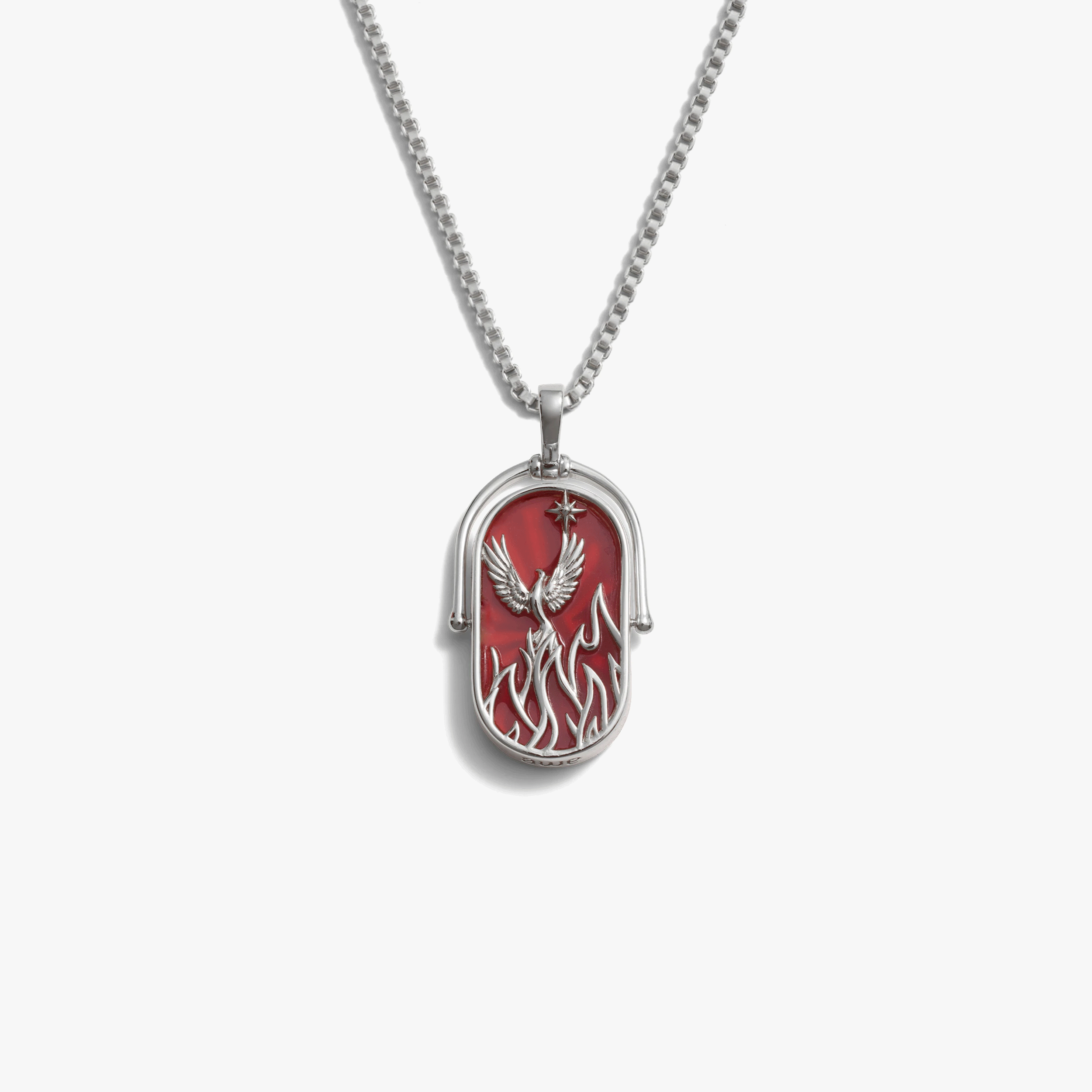 Awe Inspired Necklaces Sterling Silver / 16"-18" Fire Element Necklace