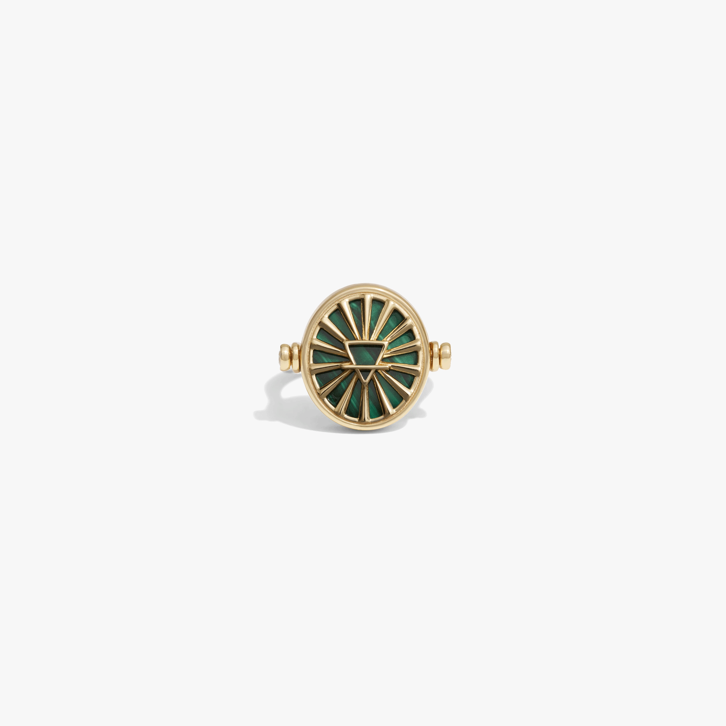 Awe Inspired Rings 14K Gold Vermeil / Capricornio / 5 Special Offer Zodiac Element Flip Ring