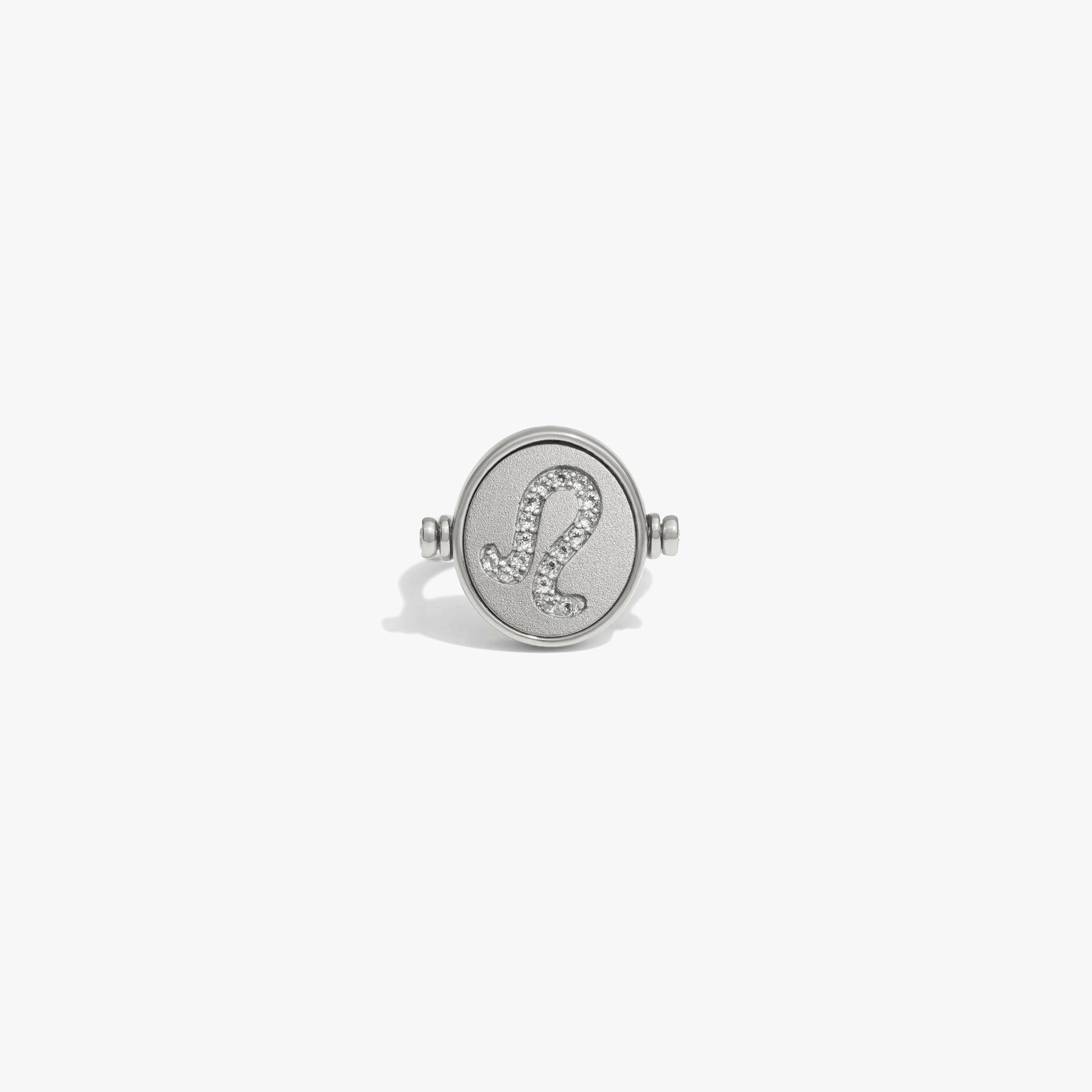 Awe Inspired Rings 925 Sterling Silver / Leo / 5 Special Offer Zodiac Element Flip Ring