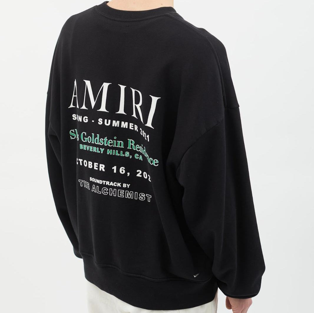 AMIRI SPRING/SUMMER 2021 BEVERLY HILLS SHOW SWEATSHIRT
