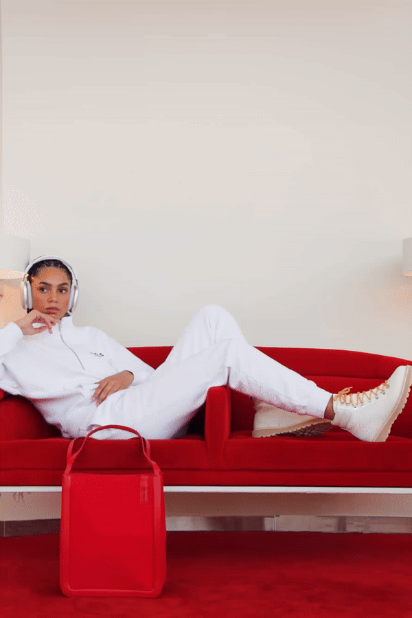 Les Sports Bandier Jogger - White/Cordovan