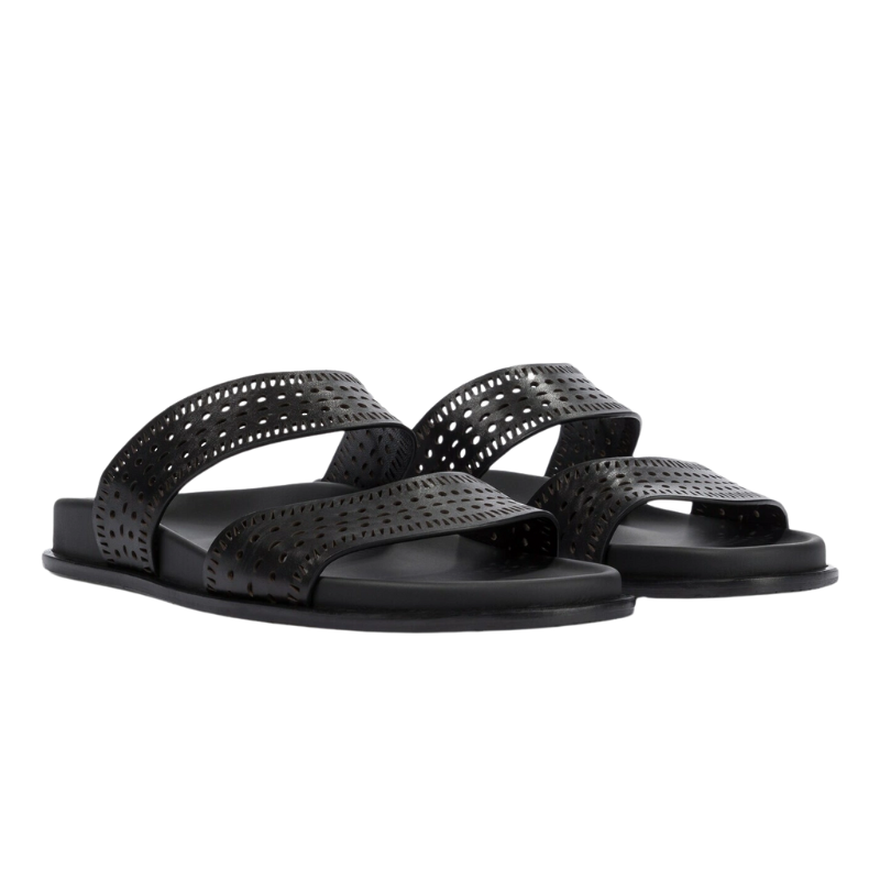 Womens | Alaïa Leather Mules (Two Colors)