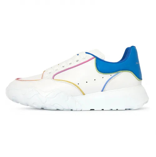 Alexander McQueen Oversized Court Trainer 'White Lake Blue'