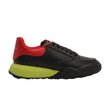Alexander McQueen Court Trainer 'Black Lust Red Yellow'