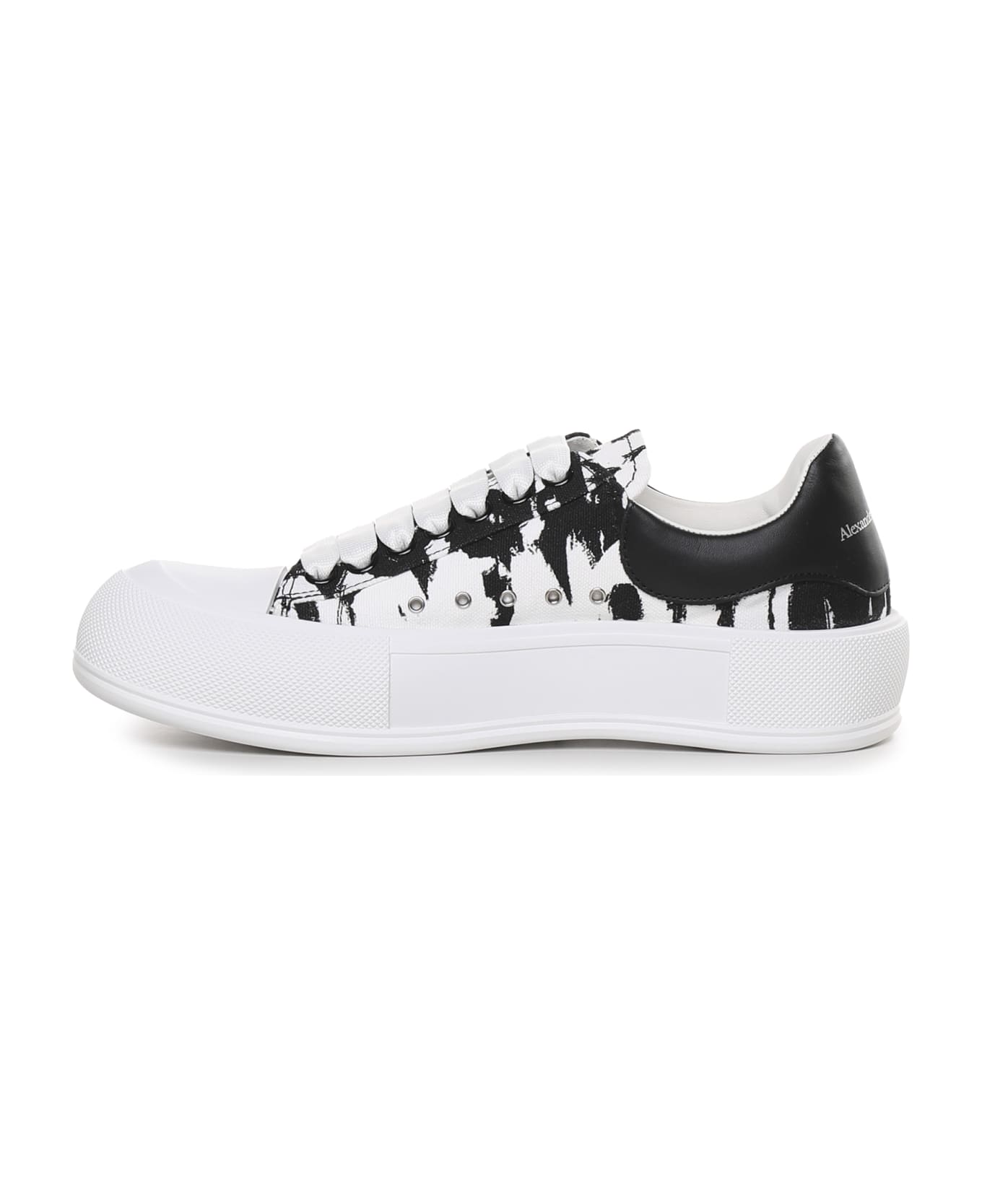 Alexander McQueen Graffiti ODeck Plimsoll Sneaker