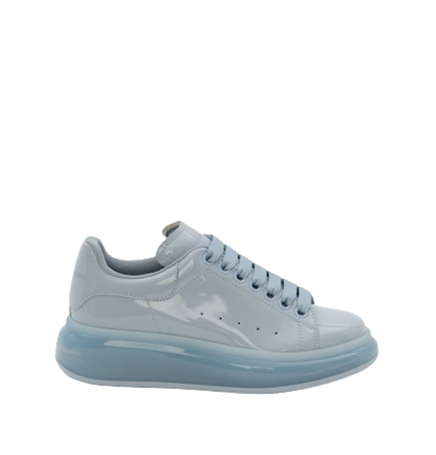 Alexander McQueen Oversized Transparent Sole Sneaker in Light Blue