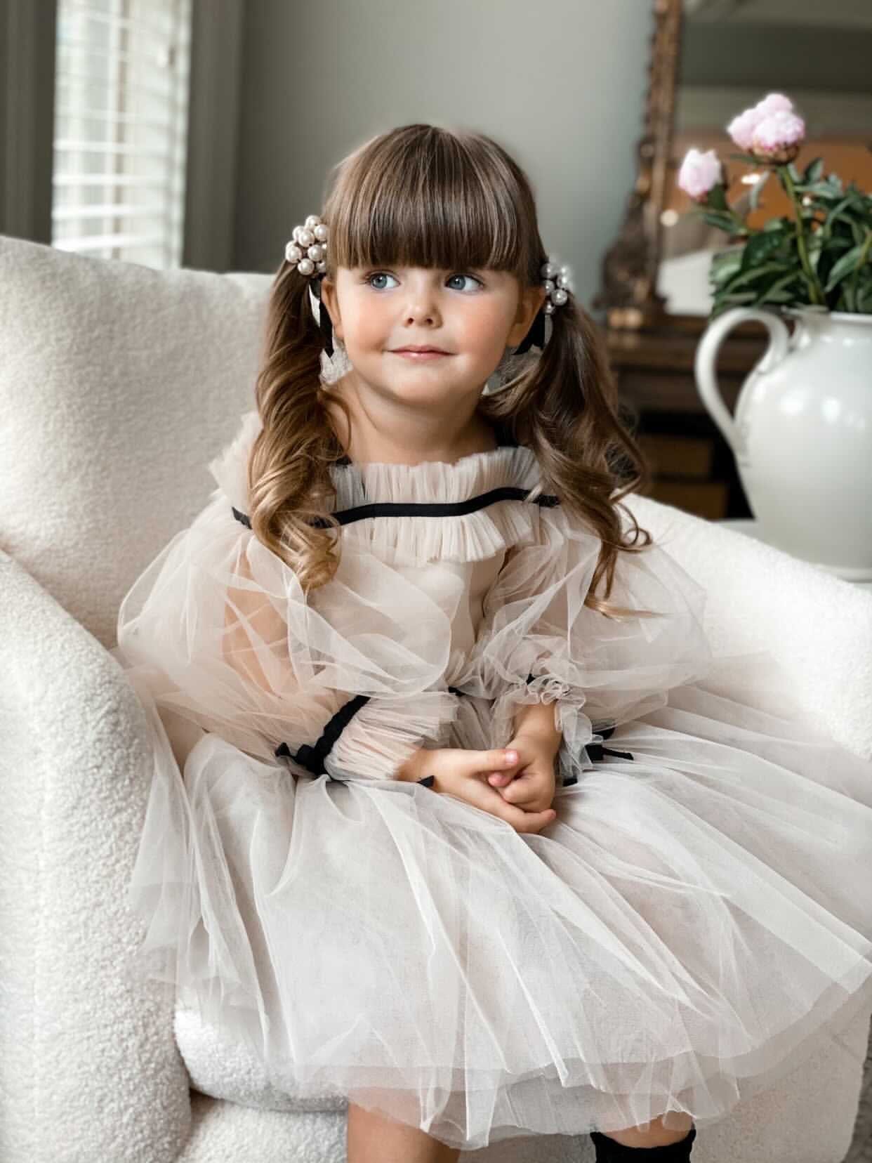 Coco Pearl Hair Scunchie - Petite Maison Kids