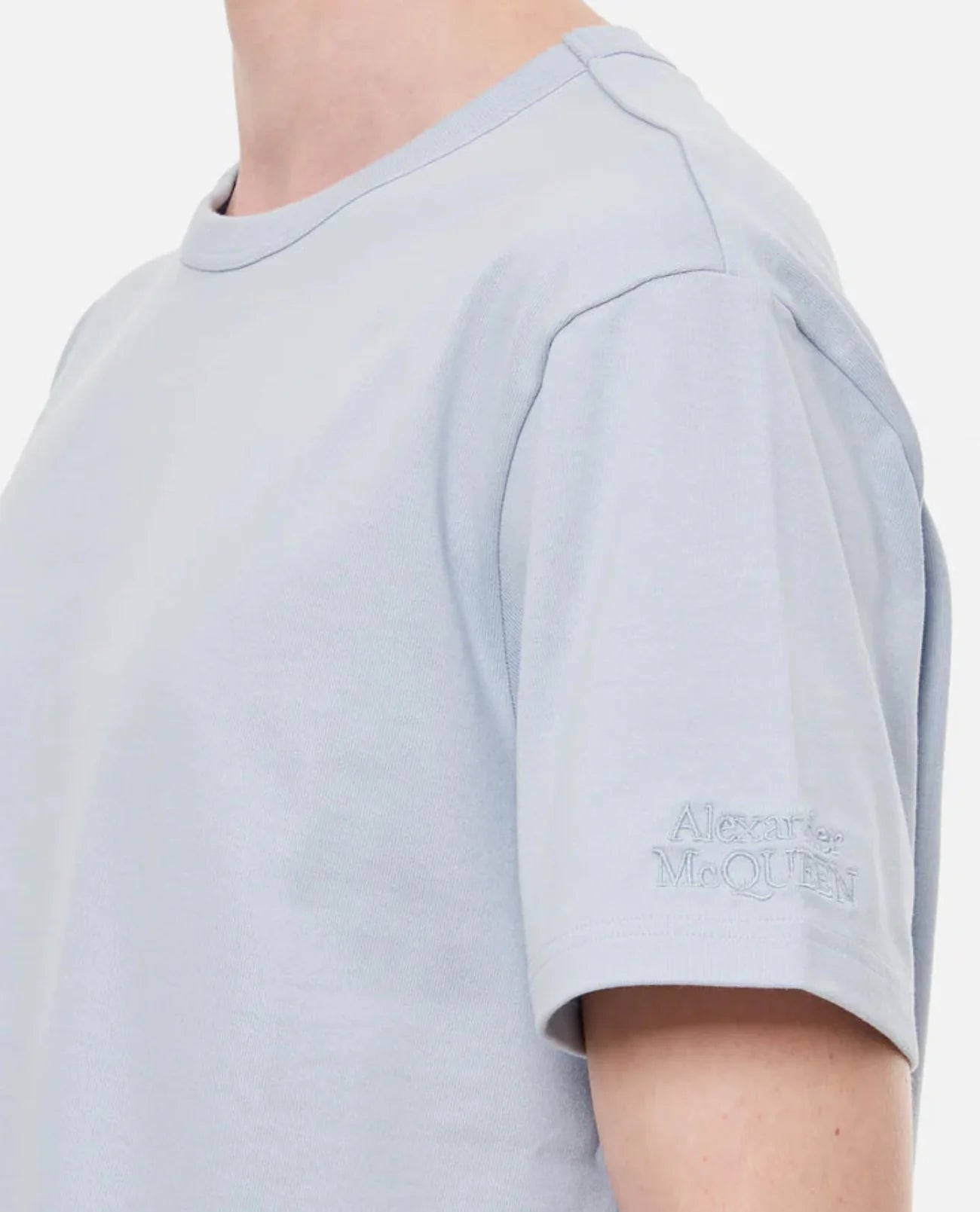 Alexander McQueen Cotton T-Shirt – Grey