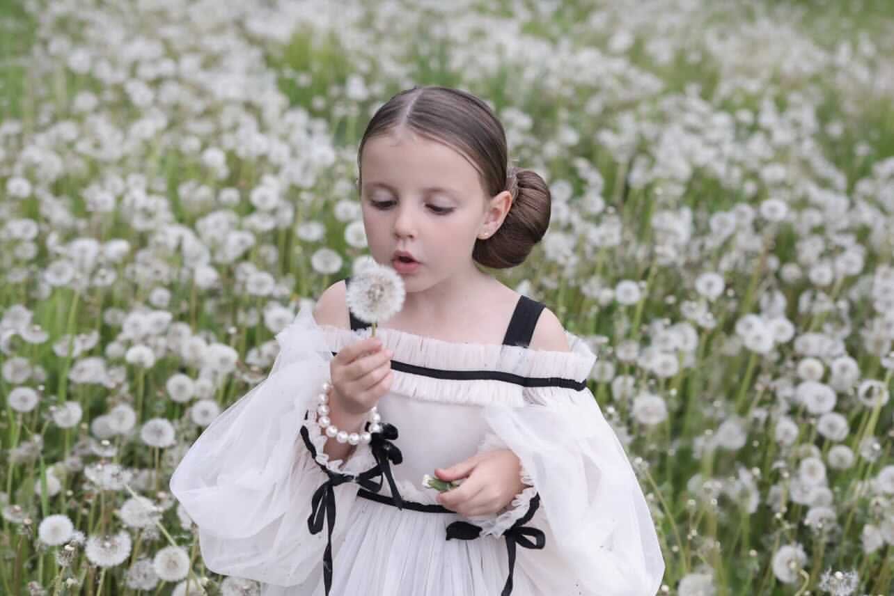 Coco Pearl Hair Scunchie - Petite Maison Kids