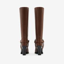 Burberry Stirrup High Boot In Brown
