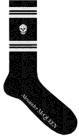 Alexander McQueen Black And White Skull Socks