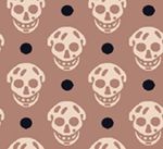 Alexander McQueen Polka Dots Skulls Print Swim Short