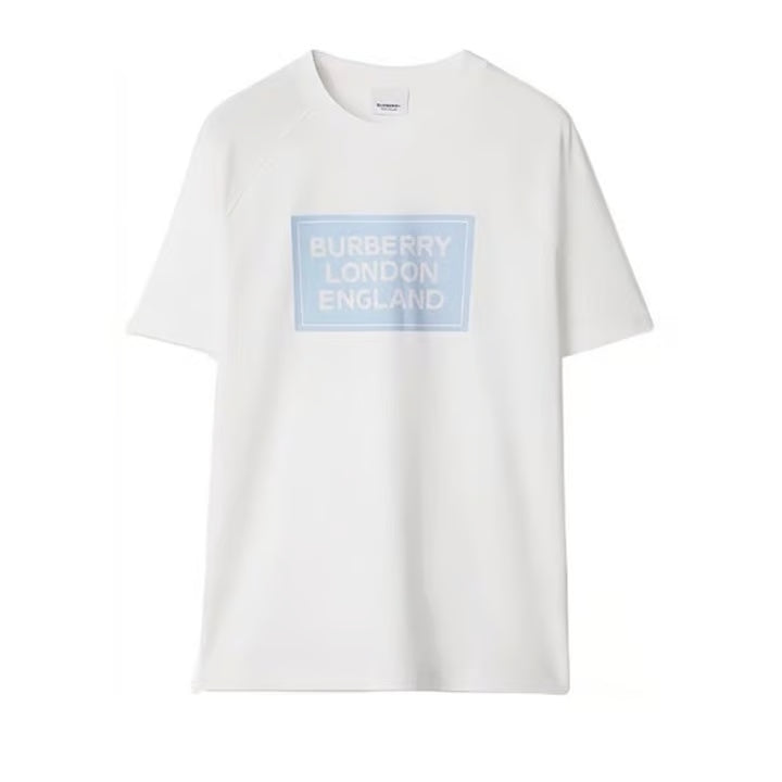 Burberry Women's Margot Logo Print Short Sleeve Cotton T-shirt