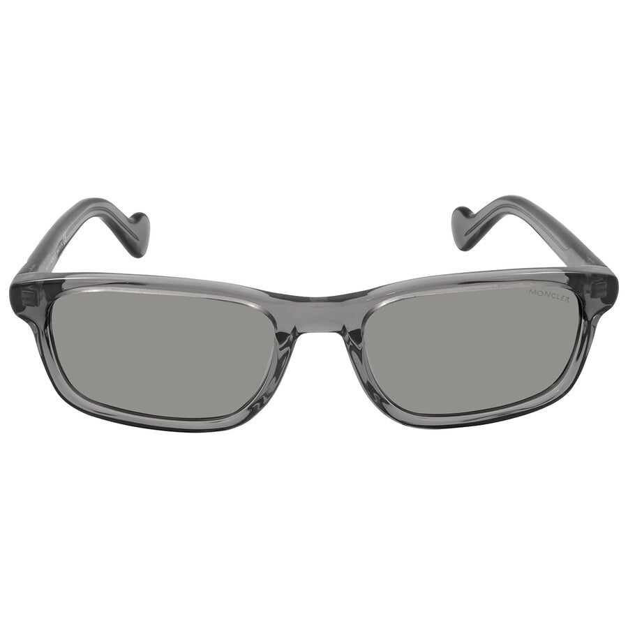 Moncler Smoke Mirror Rectangular Men's Sunglasses