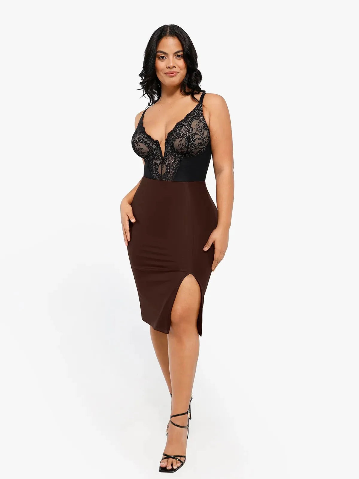 Sculpting skirt & bodysuit by Popilush®, sleek style.