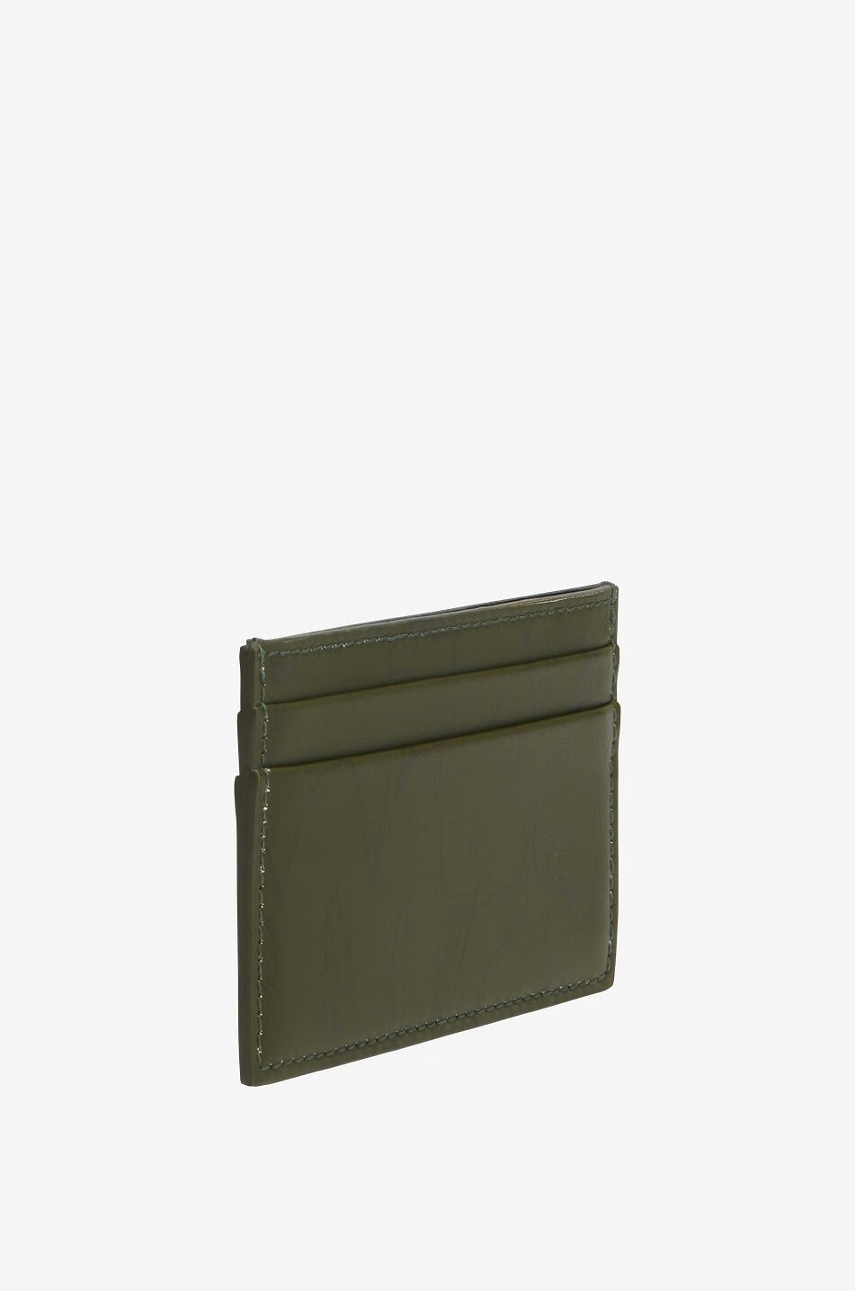 McQUEEN Graffiti printed leather card case