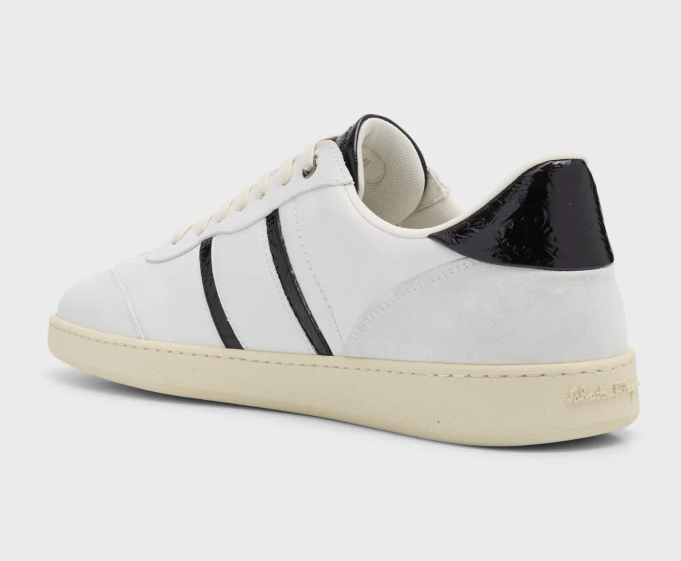 Ferragamo Achille 2 Leather Sneakers