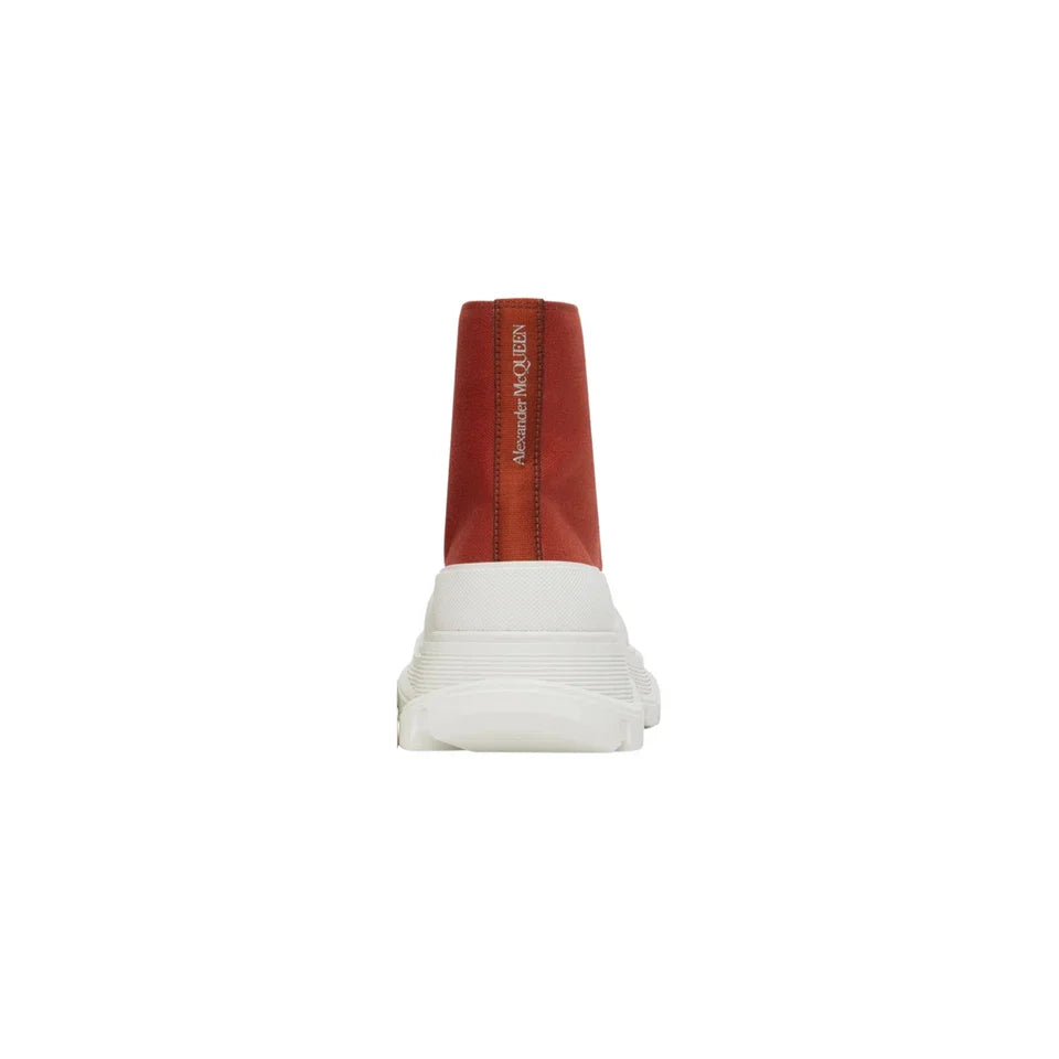 Alexander McQueen Tread Slick High-Top Sneakers Red