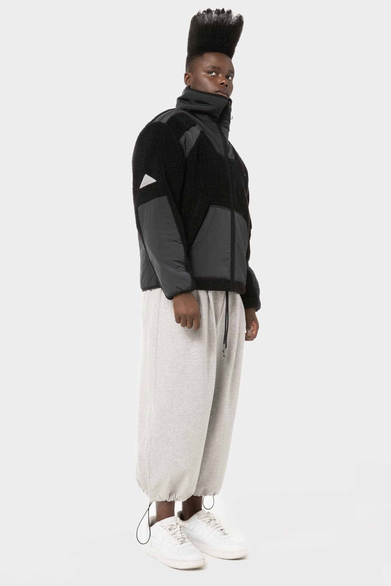 Temple Funnel Neck Polar Fleece Zip-Up - Magnlens