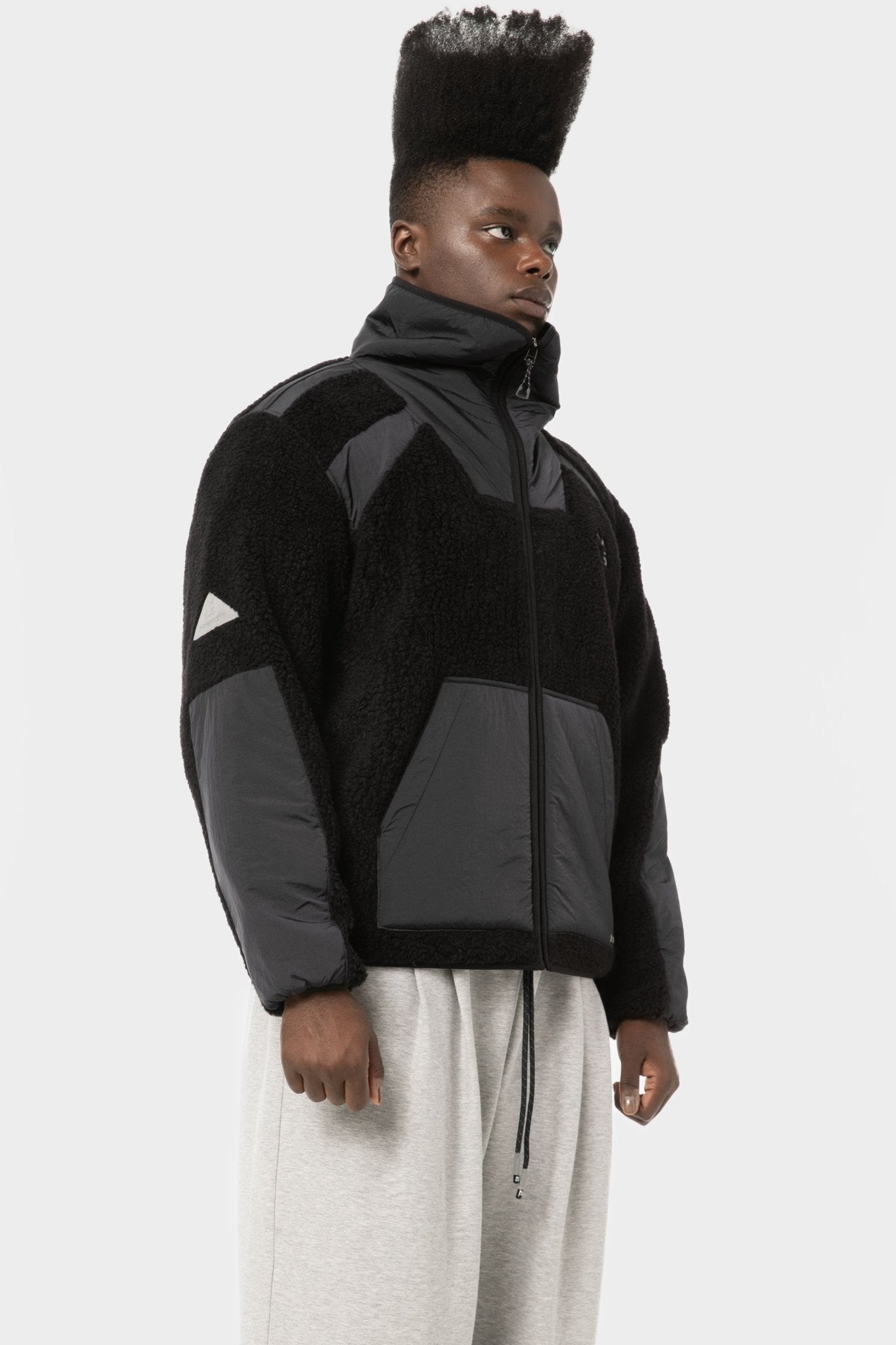 Temple Funnel Neck Polar Fleece Zip-Up - Magnlens