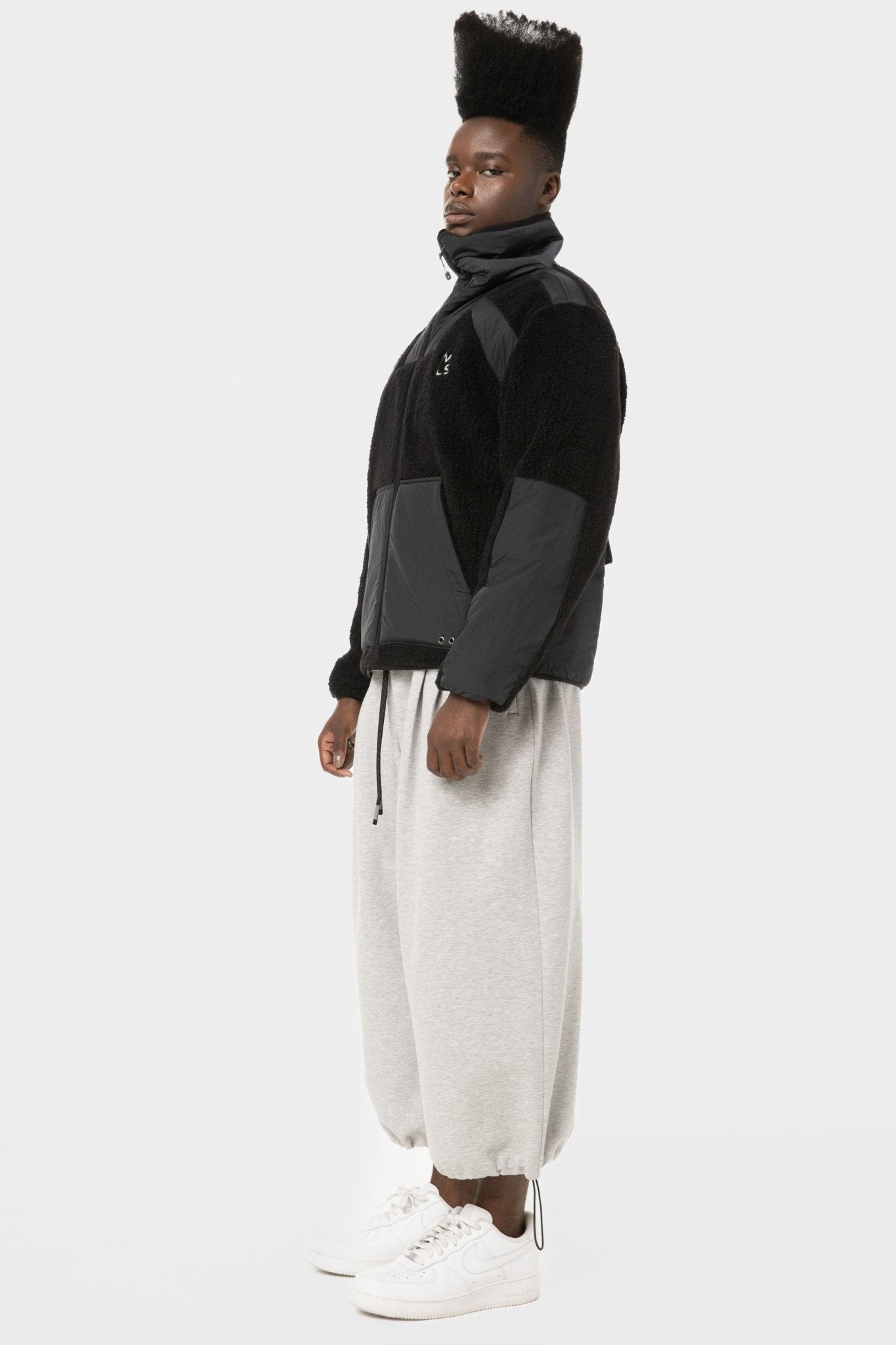 Temple Funnel Neck Polar Fleece Zip-Up - Magnlens