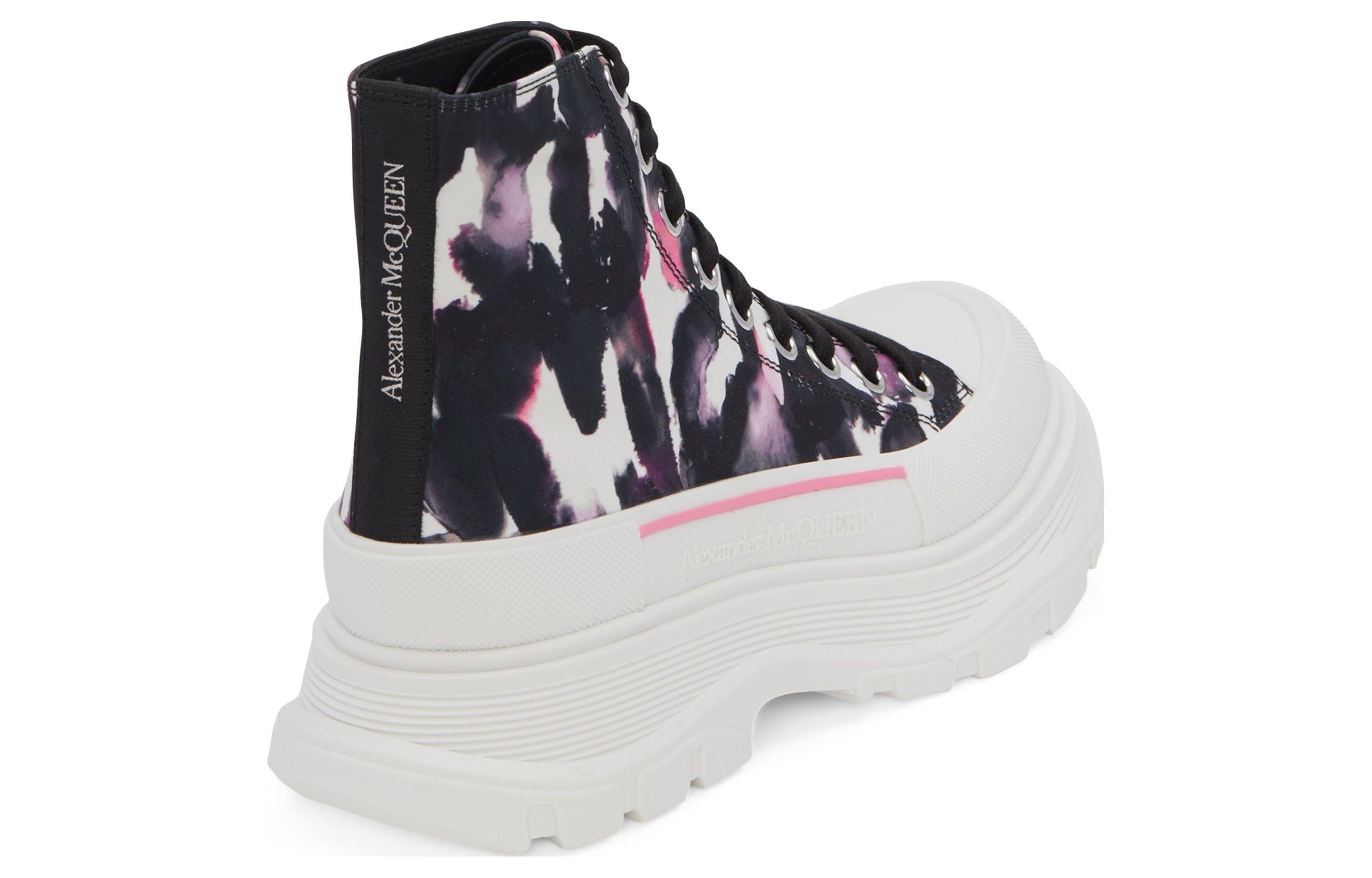Alexander McQueen Tread Slick Boot 'Watercolour Graffiti'