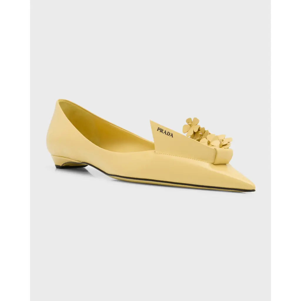 Prada Leather ballet flats
