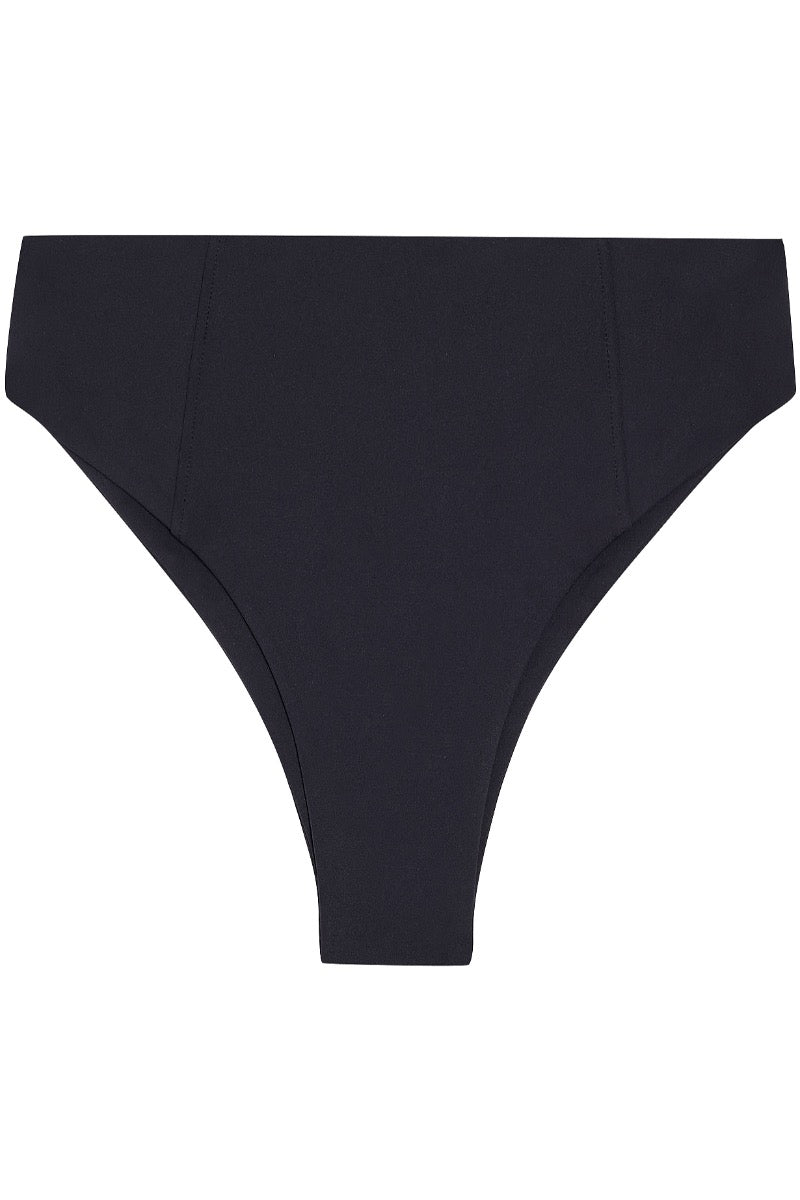 Cannes High-waist Swim Bottom | Onyx