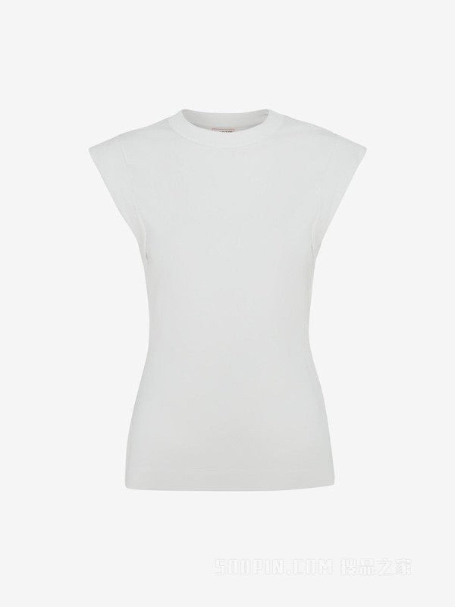 Alexander Mcqueen Rolled Sleeved T Shirt